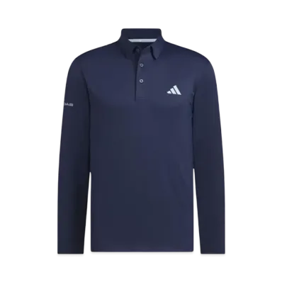 adidas Bos Motif Stretch Long Sleeve Button Down Shirt "Collegiate Navy"