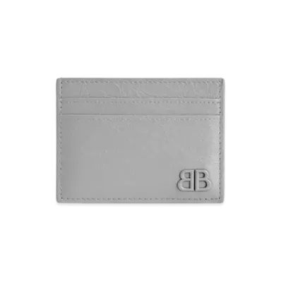 BALENCIAGA Monaco Card Holder "Gray"