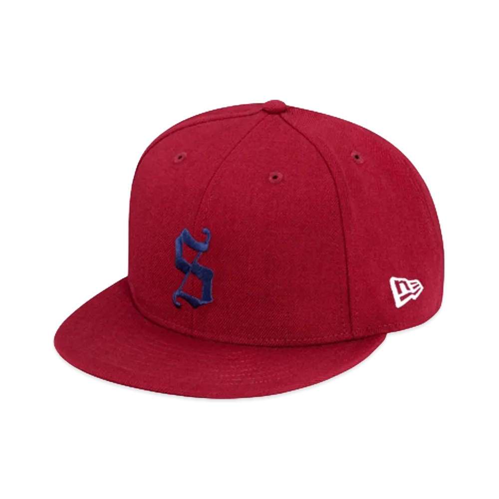 Supreme S New Era "Burgundy"