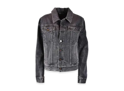 Saint Laurent Women's Casual Jacket "Dark Wash"