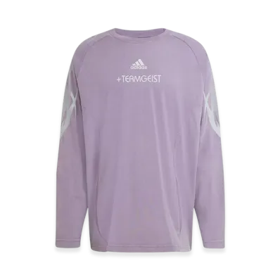 adidas Adilenium Season 4 Teamgeist Graphic Long Sleeve T-Shirt "Shadow Violet"