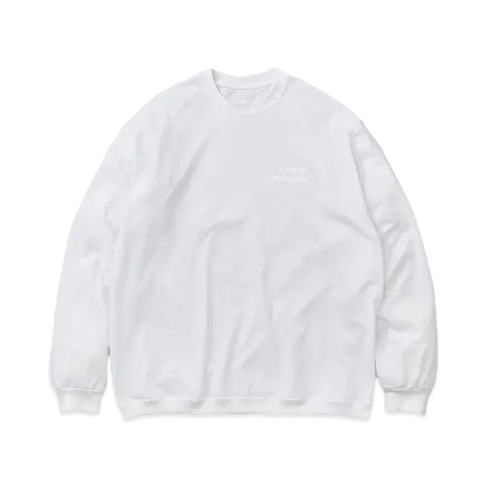 ENNOY 22SS L/S Hem Rib Tee "White" SS22BRENCT03NTL