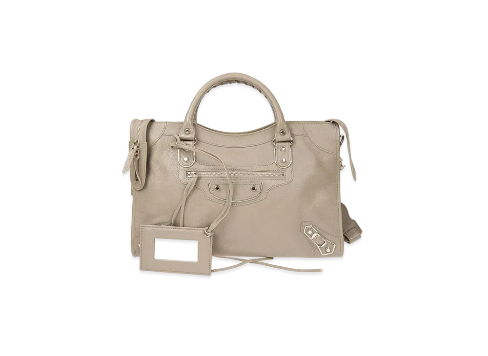 BALENCIAGA Handbag Lambskin "Grey"