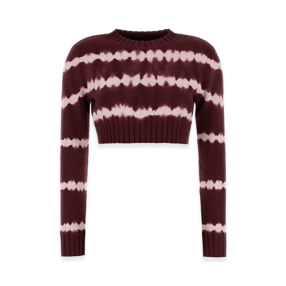 BALENCIAGA Women's Printed Cotton Sweater "Multicolor"