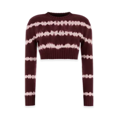 BALENCIAGA Women's Printed Cotton Sweater "Multicolor"
