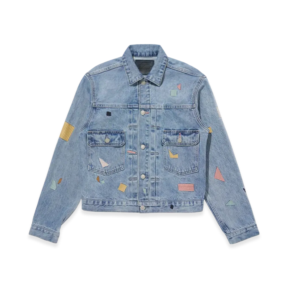 Levi's Made In Japan Type II Trucker Jacket Furikakeru "Medium Indigo"