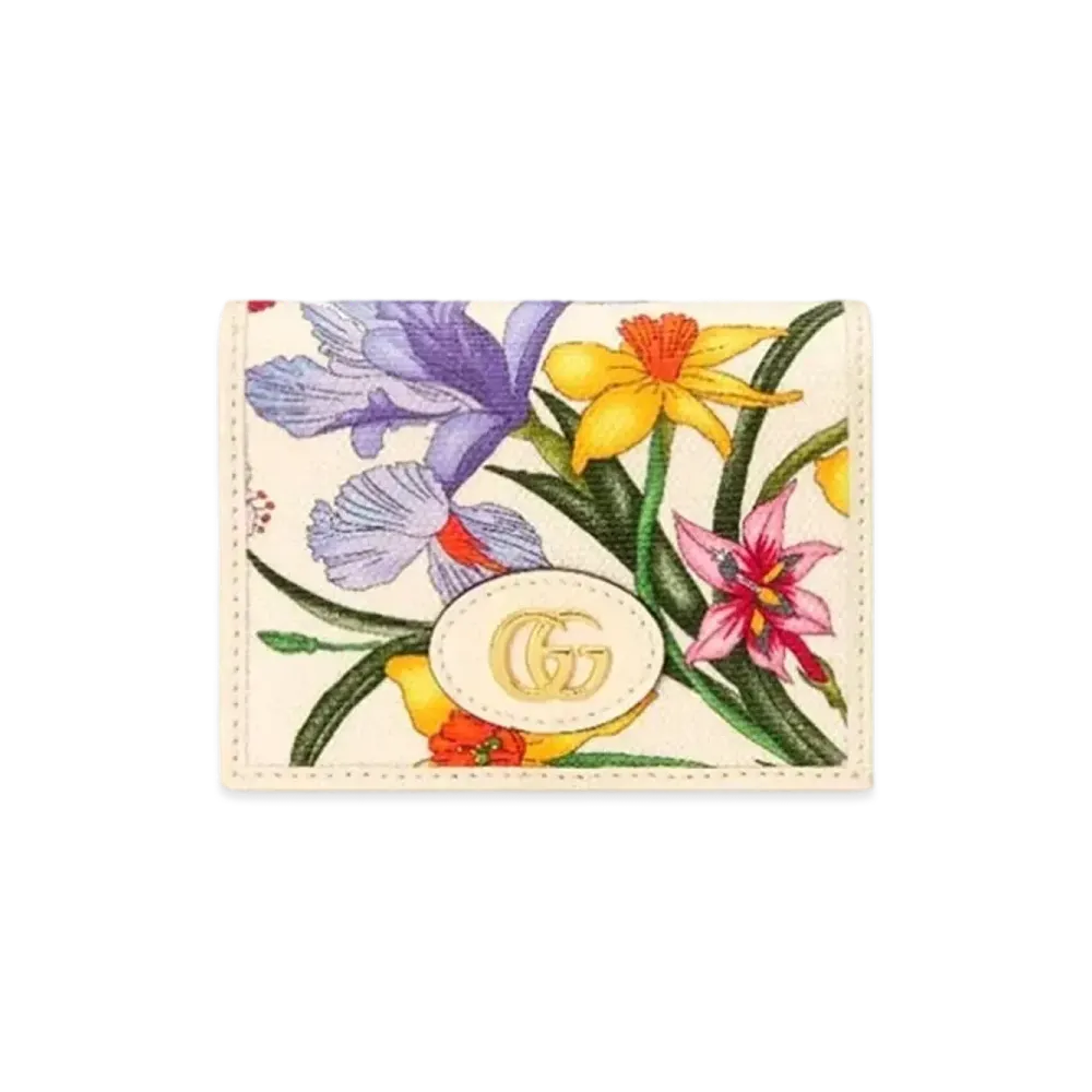 GUCCI Flora GG Marmont Mini Wallet Japan Exclusive "Ivory"