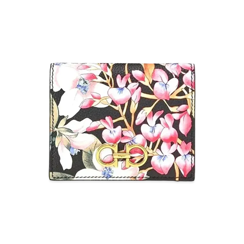 Salvatore Ferragamo Gancini Compact Wallet "Multicolor"