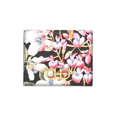 Salvatore Ferragamo Gancini Compact Wallet "Multicolor"
