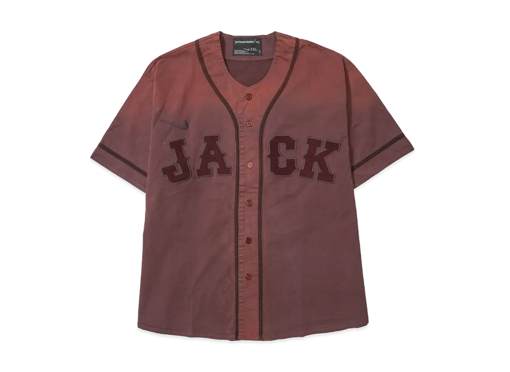 Travis Scott Cactus Jack x Fragment x Nike Tokyo Jack Retro Baseball Jersey "Brown"