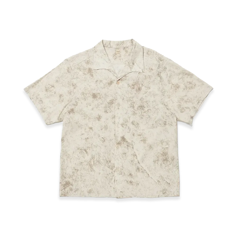T.T Taiga Takahashi LOT.114 Italian Collar Shirt "Sepia"