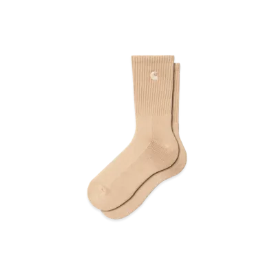 Carhartt WIP Hudson Socks "Black(Chalk Wash)"