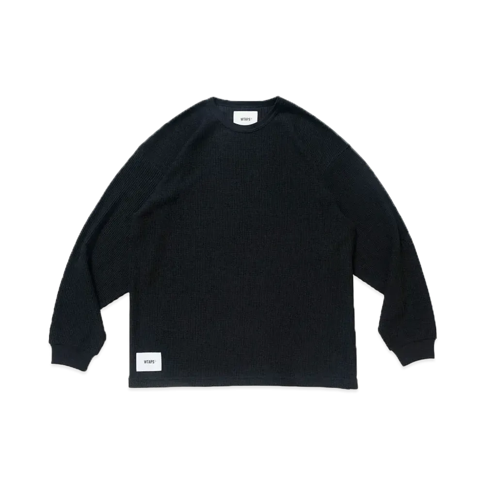 WTAPS Waffle / LS / Ctpl. Regular "Black"