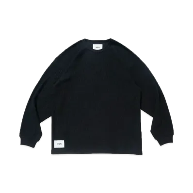 WTAPS Waffle / LS / Ctpl. Regular "Black"
