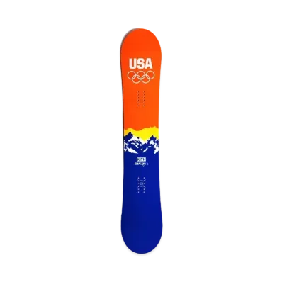Kith x Team USA x Capita V2 158 Snowboard "Orange / Blue"