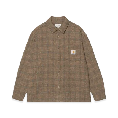 Carhartt WIP L/S Bagley Shirt "Bagley Check/Hamilton Brown"