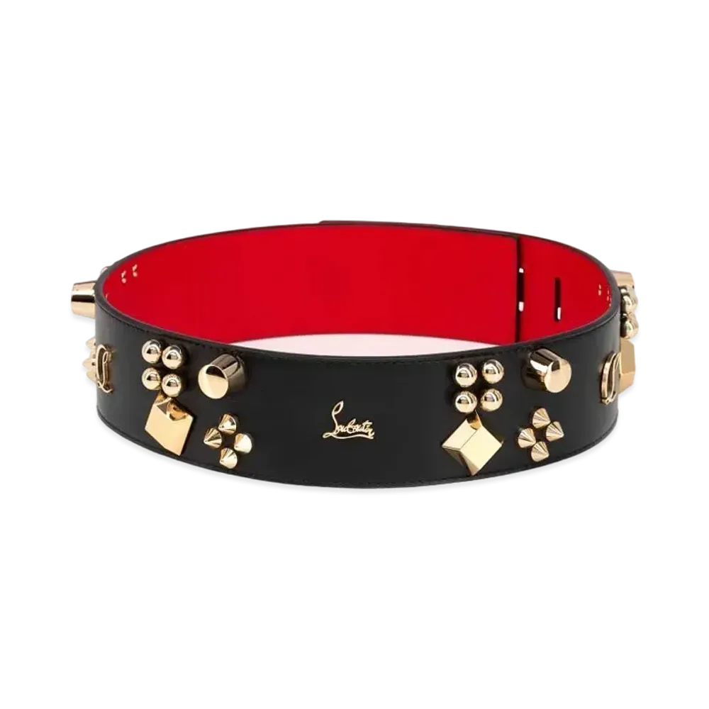 Christian Louboutin Carasky Belt 55 "Black"