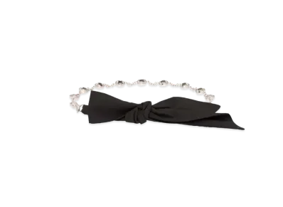 MIU MIU Crystal Chain Belt "Black"