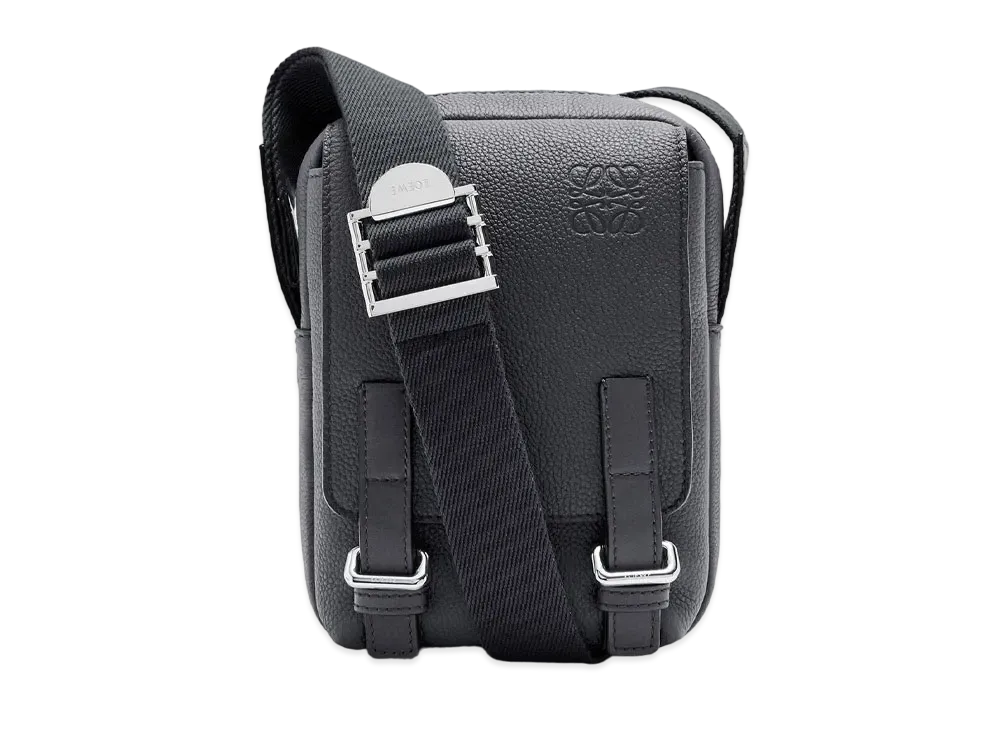 LOEWE Xs Military Crossbody In Soft Grained Calfskin "Anthracite"