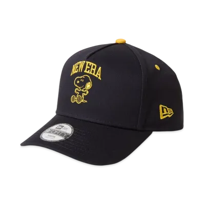NEW ERA x PEANUTS Youth 9FORTY A-Frame College Logo Kids "Navy"