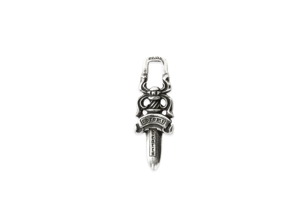 Chrome Hearts #5 Dagger Charm Zip 1 "Silver"