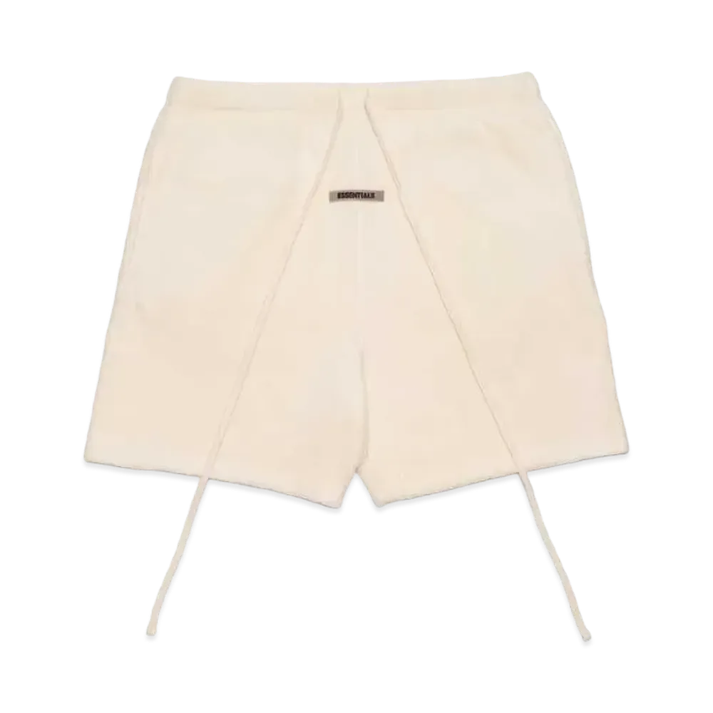 FEAR OF GOD ESSENTIALS Fleece Shorts "Buttercream"