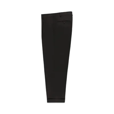 WACKO MARIA x DORMEUIL Pleated Trousers (Type-1) "Black"