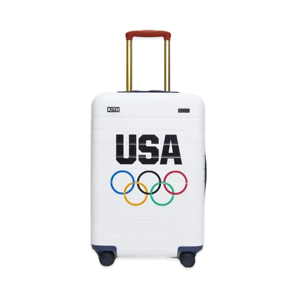 Kith x Team USA x Away PC Bigger Carry-On"White"