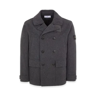Stone Island 43030 Panno Speciale Wool Nylon Peacoat - 23FW "Dark Grey"