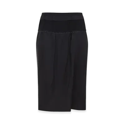 Maison Margiela Women's Acetate Midi Skirt "Gray"