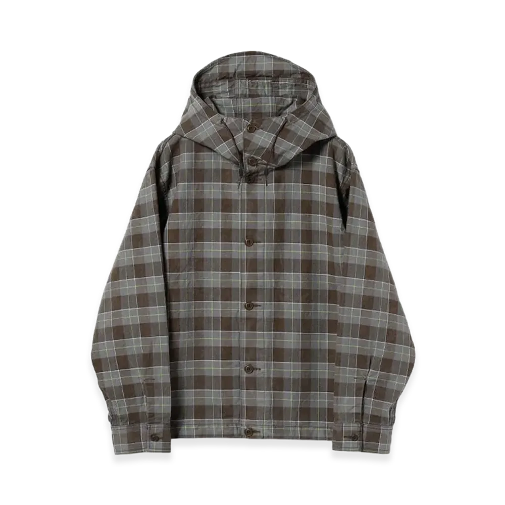BEAMS FUTURE ARCHIVE Hooded Shirt "Brown"