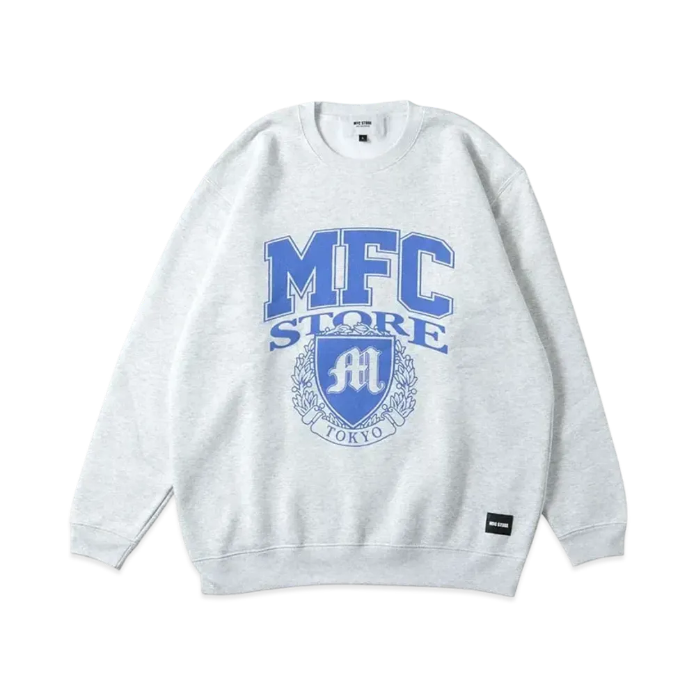 MFC STORE Mfc Store College Logo Crewneck "Ash"