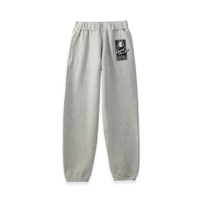 X-Girl Women's Face Box Patch Sweat Pants "Ash"