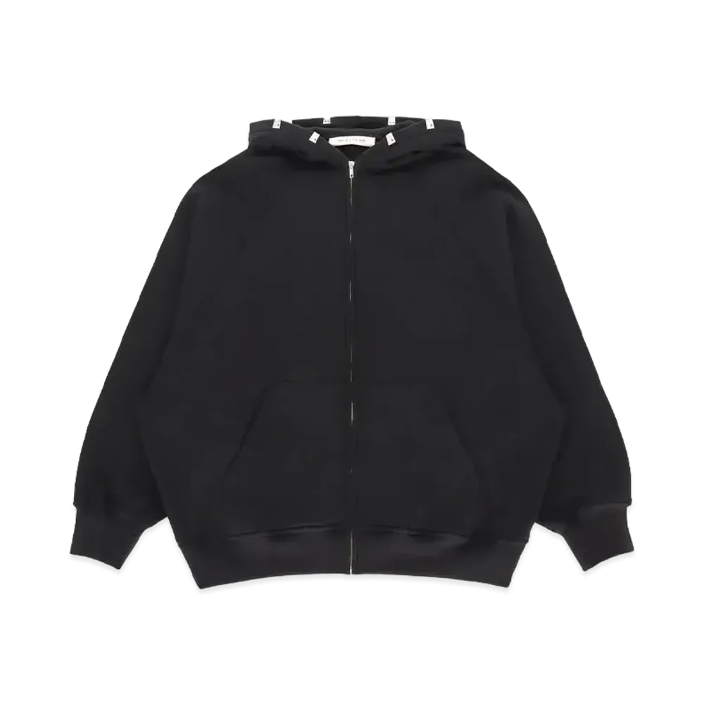 1017 ALYX 9SM Lightercap Hood Zip Sweatshirt "Black"