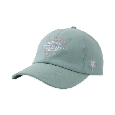 FEELS. Globe Logo Cap "Light Green"