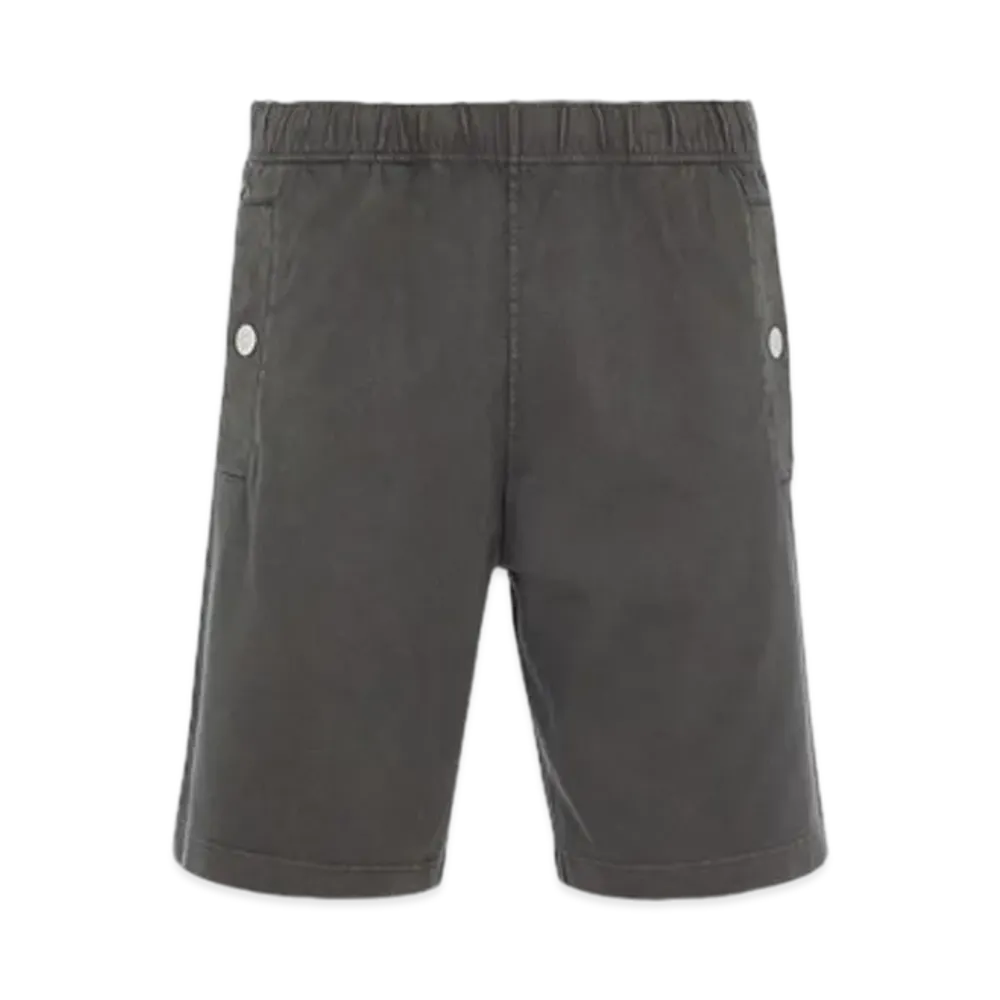 Stone Island 616X2 Stone Island Marina Old Treatment Bermuda Shorts - 24SS "Steel Grey"