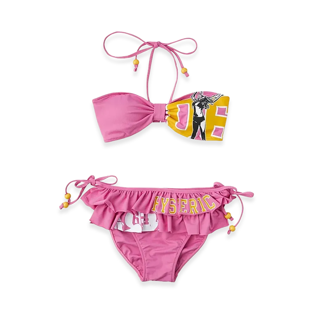 HYSTERIC GLAMOUR Women's Hysteric 6 Remix Bikini "Pink"