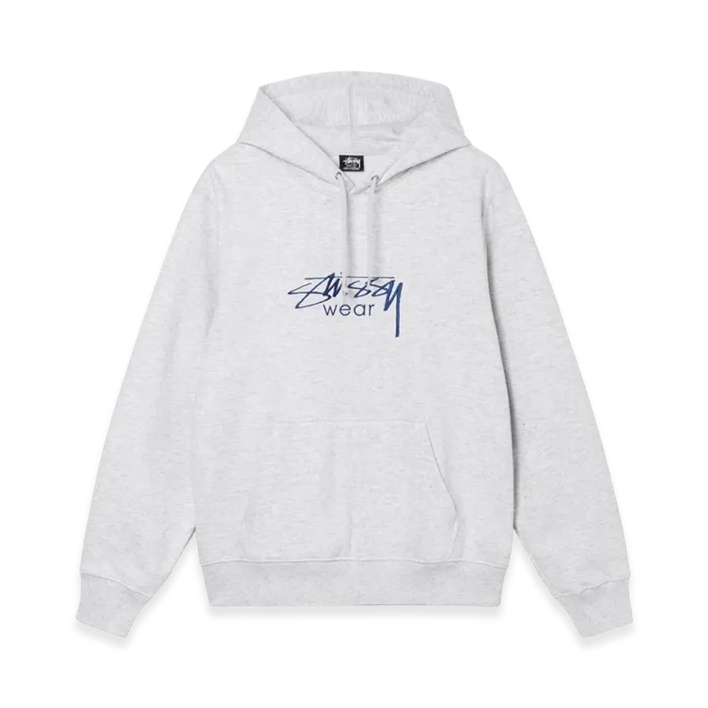 Stussy Wear Embroidered Hoodie "Ash Heather"
