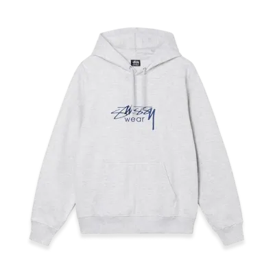 Stussy Wear Embroidered Hoodie "Ash Heather"