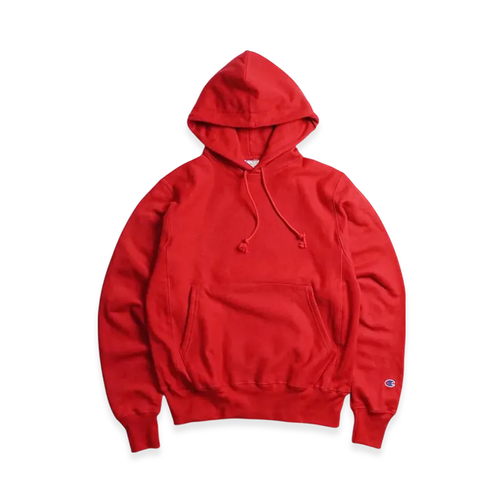 Champion Reverse Weave Pullover Hooded Sweat "Red"