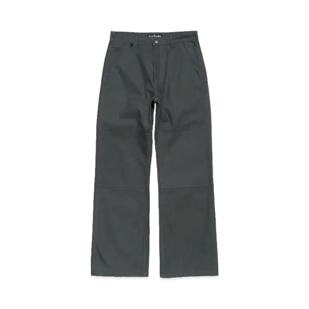 Acne Studios Patch Canvas Trousers "Dark Gray"