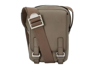 LOEWE Xs Military Crossbody In Soft Grained Calfskin "Dark Moss"