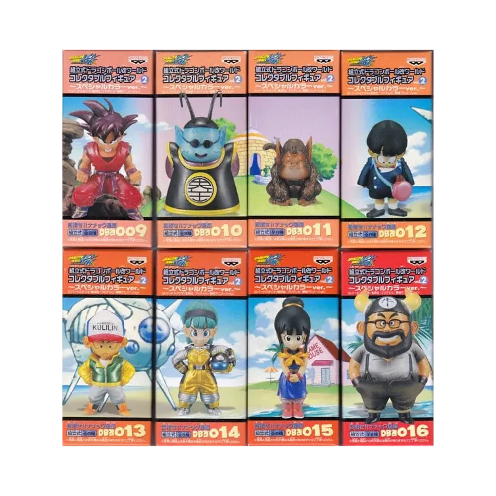 Banpresto Assembly Dragon Ball Kai World Collectable Figure Vol.2 Destination !! Namek Special Color Ver. Complete 8 Piece Set