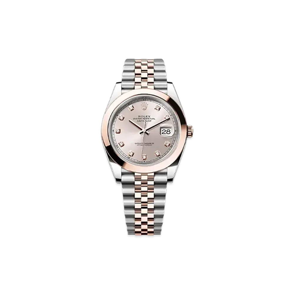 ROLEX Datejust 41mm Oystersteel & Everose Gold 126301 "Sundust"