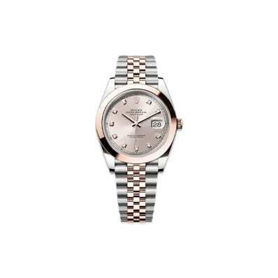 ROLEX Datejust 41mm Oystersteel & Everose Gold 126301 "Sundust"