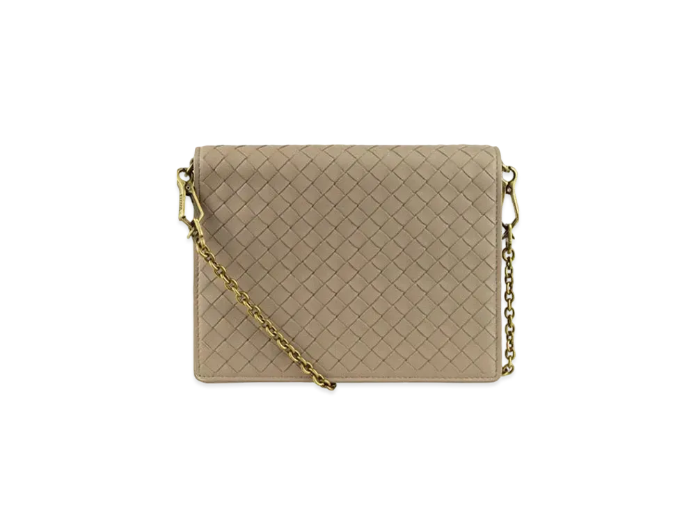 Bottega Veneta Shoulder Wallet Chain "Grey"