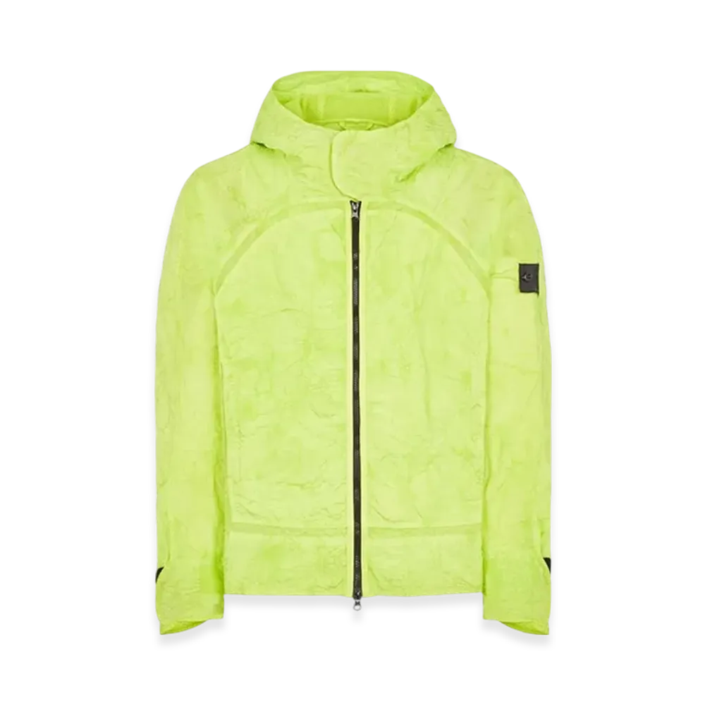 Stone Island Shadow Project 40426 Nylon Metal In Econyl Regenerated Nylon with Waffle Print Effect TC Short Parka - 23SS "Pistachio Green"