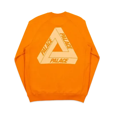 PALACE 2018FW Slub Crew "Orange"