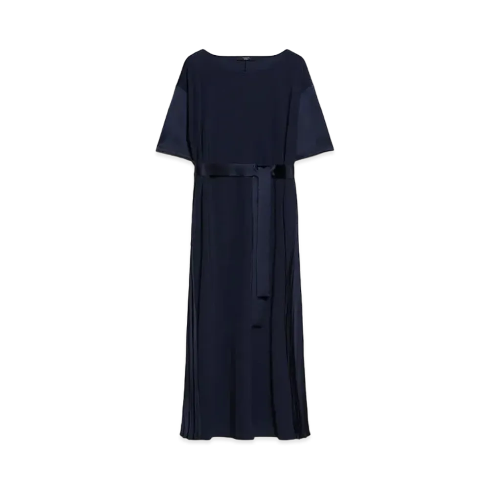 Max Mara Jordan Lyocell Nylon Jersey Dress "Navy"