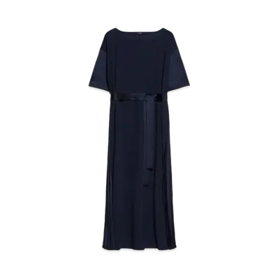 Max Mara Jordan Lyocell Nylon Jersey Dress "Navy"